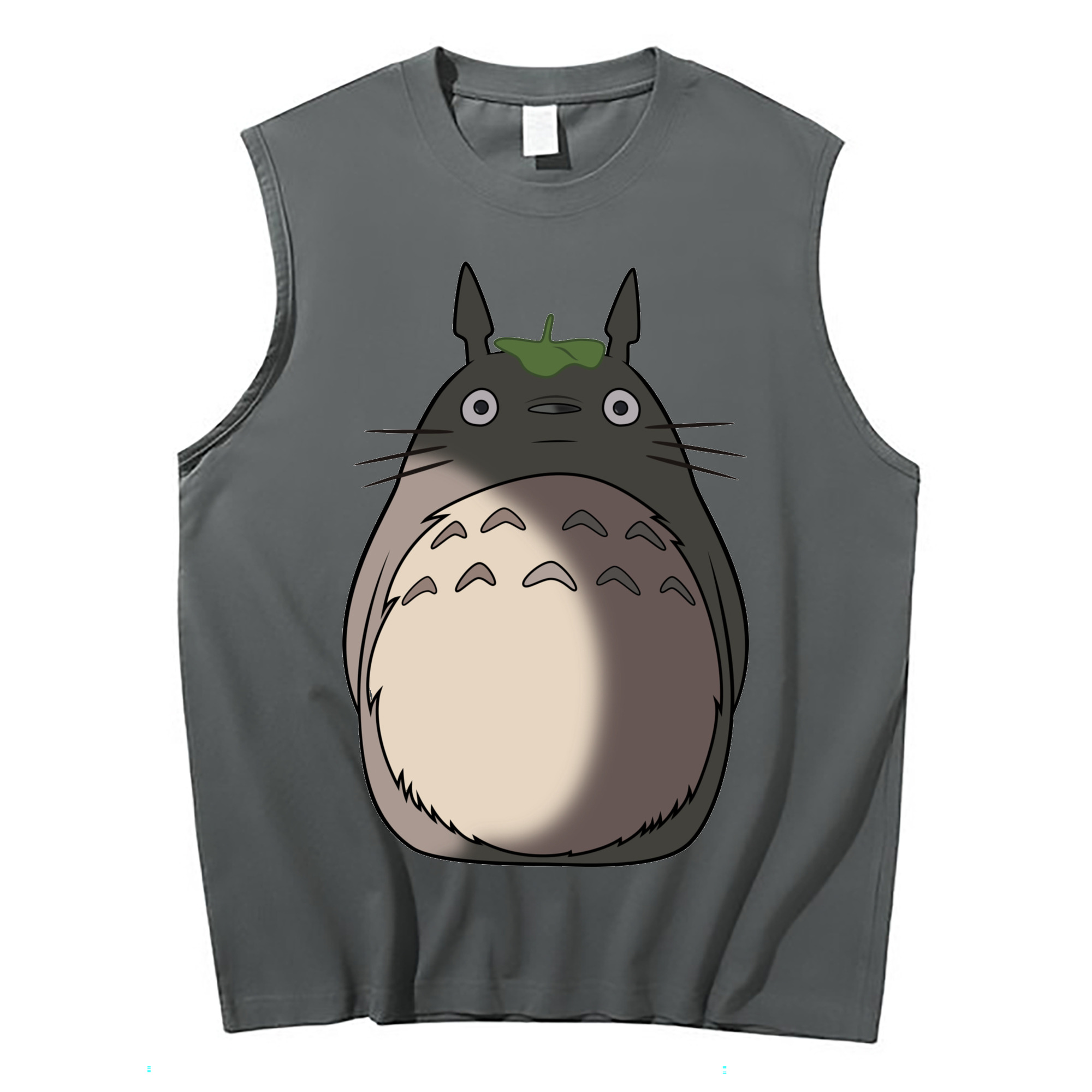 （画像用） となりのトトロ 草壁メイ 草壁サツキ My Neighbor Totoro Satsuki Kusakabe Mei Kusakabe コットン100％タンクトップ（フロントプリント）